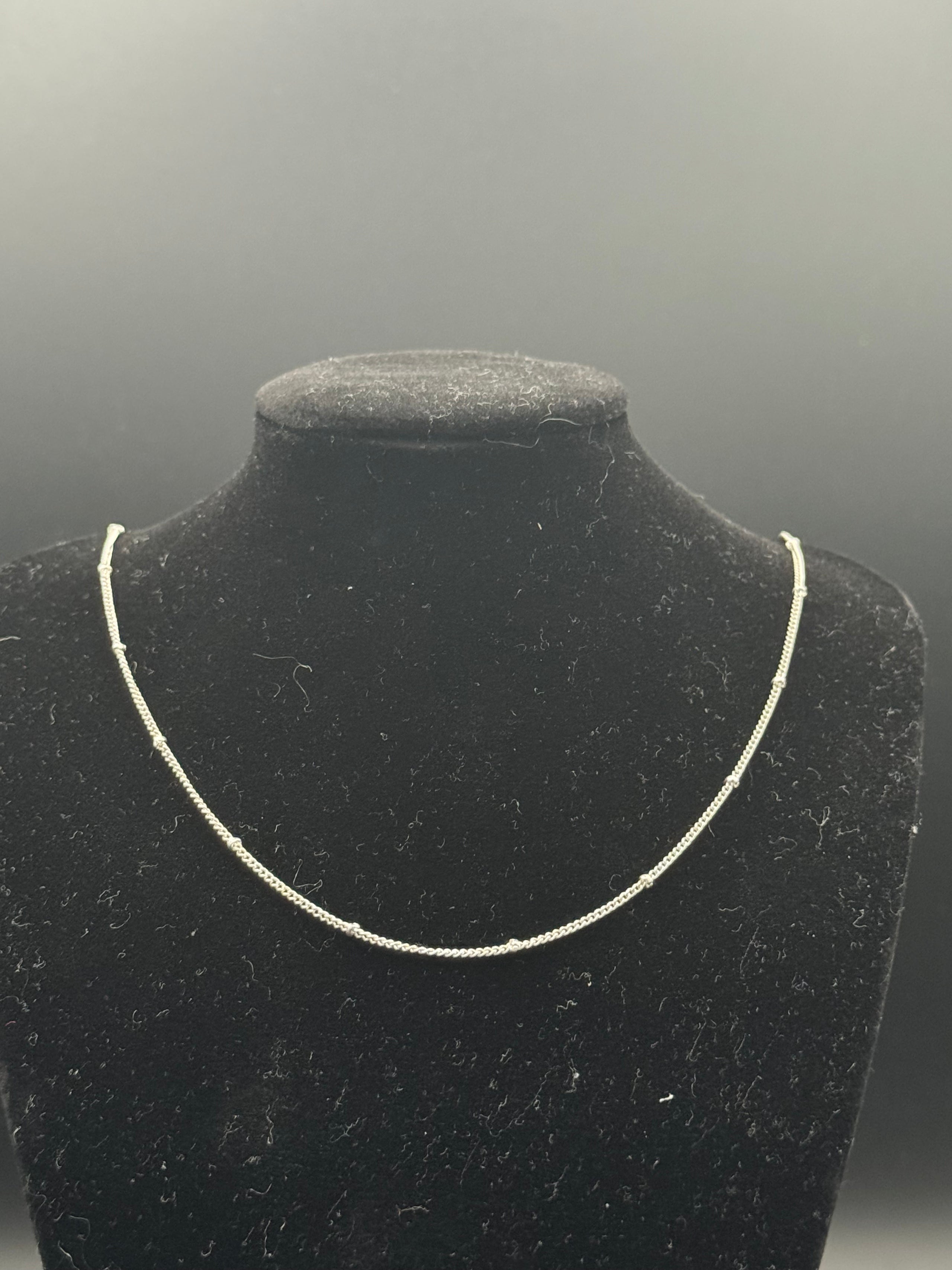 Thin Ball Chain 925 Sliver